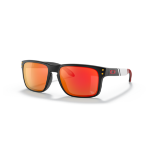 Oakley Arizona Cardinals Holbrook Glasses - Prizm Ruby Lens - Matte Black Frame
